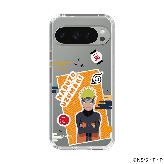 スリムプロテクションケース［ NARUTO -ナルト- 疾風伝 - ステッカー - うずまきナルト ］