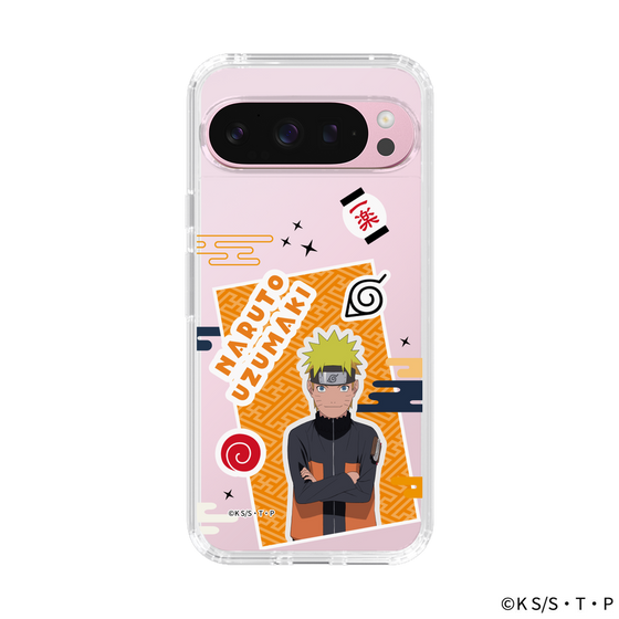 スリムプロテクションケース［ NARUTO -ナルト- 疾風伝 - ステッカー - うずまきナルト ］