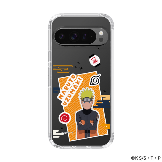 スリムプロテクションケース［ NARUTO -ナルト- 疾風伝 - ステッカー - うずまきナルト ］