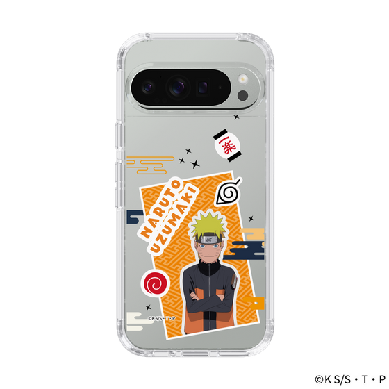 スリムプロテクションケース［ NARUTO -ナルト- 疾風伝 - ステッカー - うずまきナルト ］