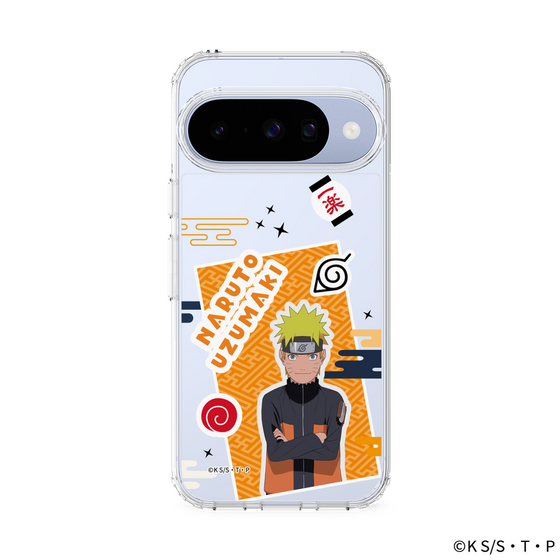 スリムプロテクションケース［ NARUTO-ナルト- 疾風伝 - ステッカー - うずまきナルト ］