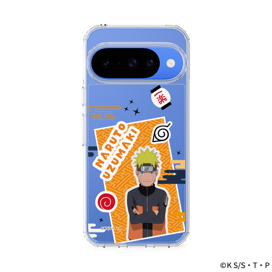 スリムプロテクションケース［ NARUTO -ナルト- 疾風伝 - ステッカー - うずまきナルト ］