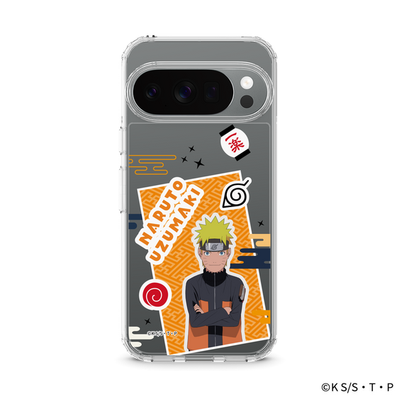 スリムプロテクションケース［ NARUTO -ナルト- 疾風伝 - ステッカー - うずまきナルト ］
