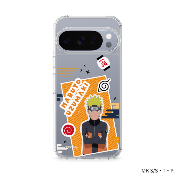スリムプロテクションケース［ NARUTO -ナルト- 疾風伝 - ステッカー - うずまきナルト ］