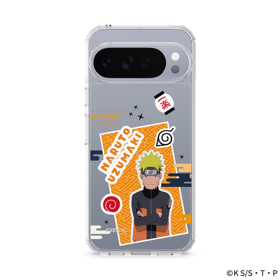 スリムプロテクションケース［ NARUTO -ナルト- 疾風伝 - ステッカー - うずまきナルト ］