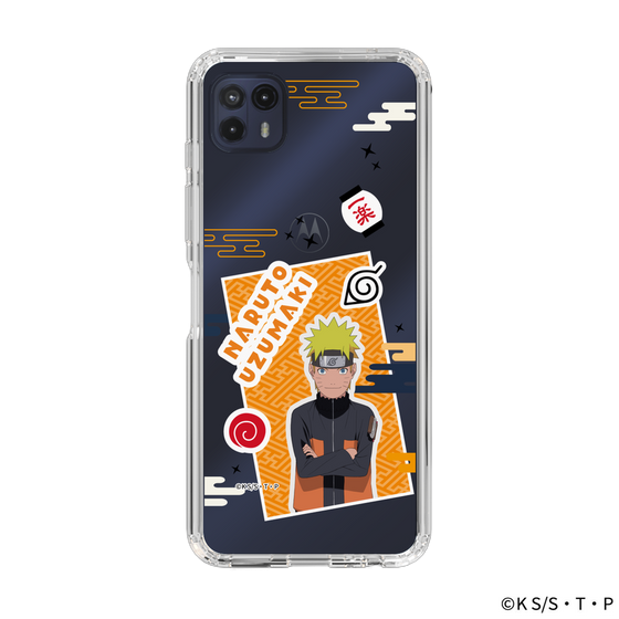 スリムプロテクションケース［ NARUTO -ナルト- 疾風伝 - ステッカー - うずまきナルト ］