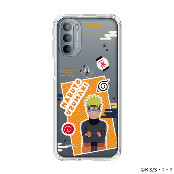 スリムプロテクションケース［ NARUTO -ナルト- 疾風伝 - ステッカー - うずまきナルト ］