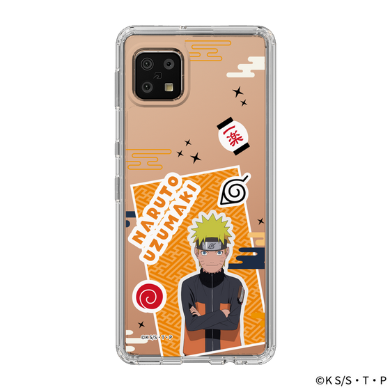 スリムプロテクションケース［ NARUTO-ナルト- 疾風伝 - ステッカー - うずまきナルト ］