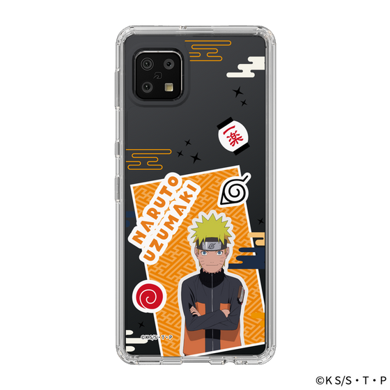 スリムプロテクションケース［ NARUTO -ナルト- 疾風伝 - ステッカー - うずまきナルト ］