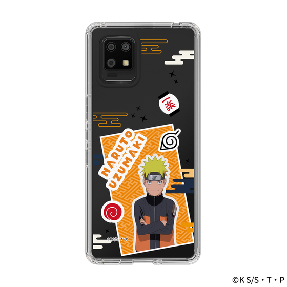 スリムプロテクションケース［ NARUTO -ナルト- 疾風伝 - ステッカー - うずまきナルト ］