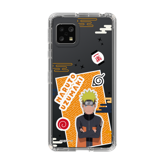 スリムプロテクションケース［ NARUTO -ナルト- 疾風伝 - ステッカー - うずまきナルト ］