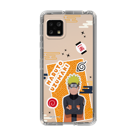 スリムプロテクションケース［ NARUTO -ナルト- 疾風伝 - ステッカー - うずまきナルト ］