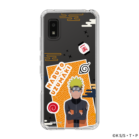 スリムプロテクションケース［ NARUTO -ナルト- 疾風伝 - ステッカー - うずまきナルト ］
