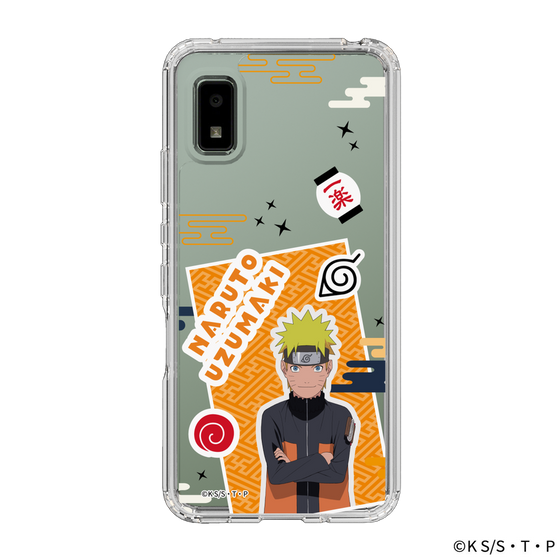 スリムプロテクションケース［ NARUTO -ナルト- 疾風伝 - ステッカー - うずまきナルト ］