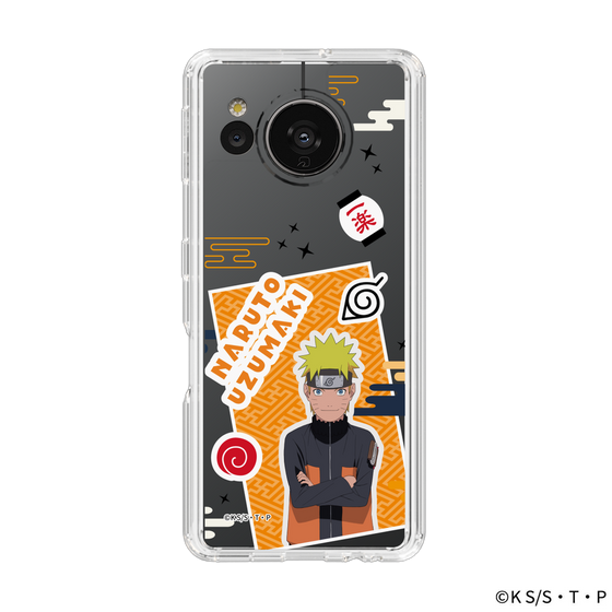 スリムプロテクションケース［ NARUTO -ナルト- 疾風伝 - ステッカー - うずまきナルト ］