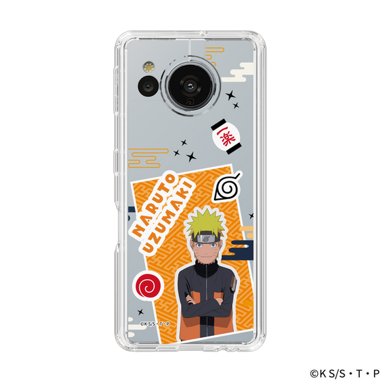 スリムプロテクションケース［ NARUTO -ナルト- 疾風伝 - ステッカー - うずまきナルト ］
