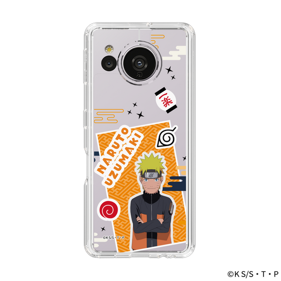 スリムプロテクションケース［ NARUTO -ナルト- 疾風伝 - ステッカー - うずまきナルト ］