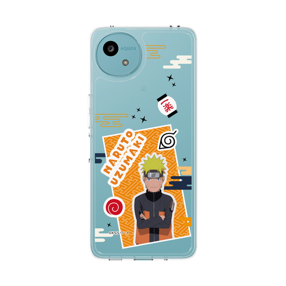 スリムプロテクションケース［ NARUTO -ナルト- 疾風伝 - ステッカー - うずまきナルト ］