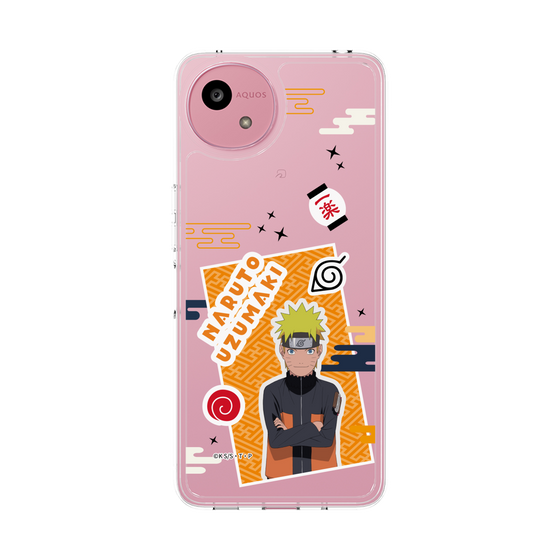 スリムプロテクションケース［ NARUTO -ナルト- 疾風伝 - ステッカー - うずまきナルト ］