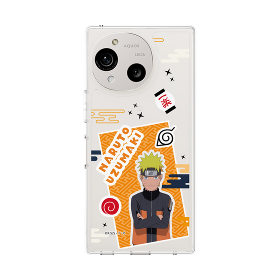 スリムプロテクションケース［ NARUTO-ナルト- 疾風伝 - ステッカー - うずまきナルト ］