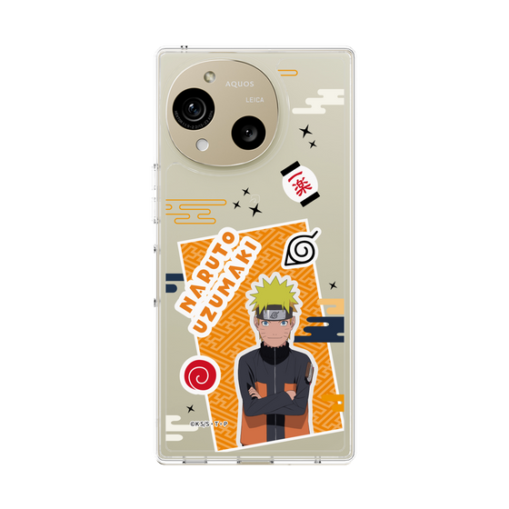 スリムプロテクションケース［ NARUTO -ナルト- 疾風伝 - ステッカー - うずまきナルト ］