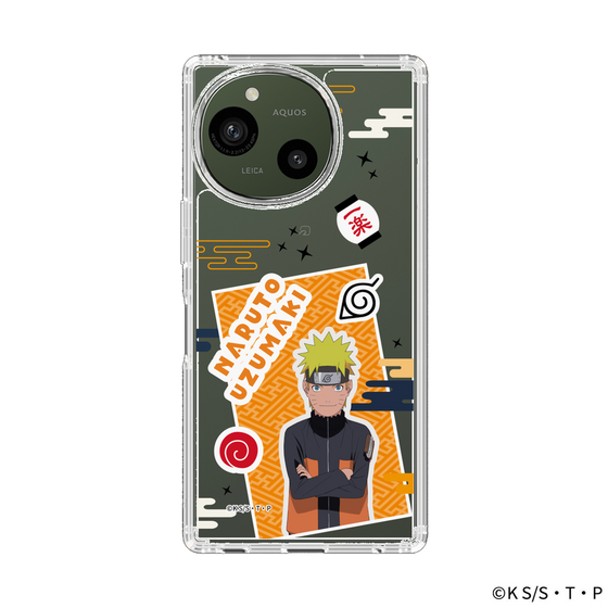 スリムプロテクションケース［ NARUTO -ナルト- 疾風伝 - ステッカー - うずまきナルト ］