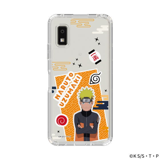 スリムプロテクションケース［ NARUTO-ナルト- 疾風伝 - ステッカー - うずまきナルト ］