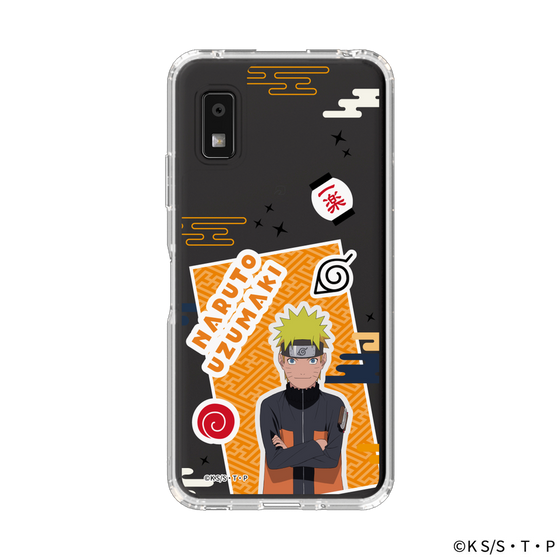スリムプロテクションケース［ NARUTO -ナルト- 疾風伝 - ステッカー - うずまきナルト ］
