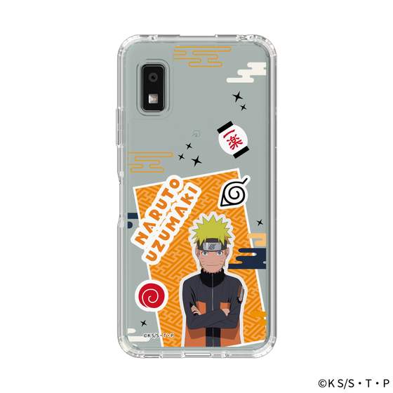 スリムプロテクションケース［ NARUTO -ナルト- 疾風伝 - ステッカー - うずまきナルト ］