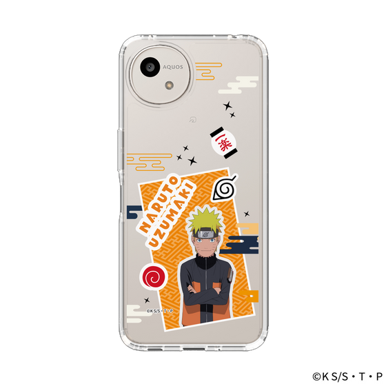 スリムプロテクションケース［ NARUTO-ナルト- 疾風伝 - ステッカー - うずまきナルト ］