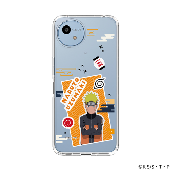 スリムプロテクションケース［ NARUTO -ナルト- 疾風伝 - ステッカー - うずまきナルト ］