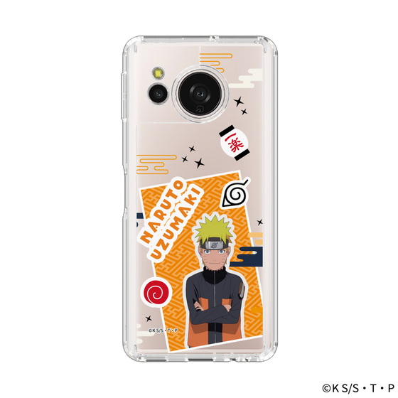 スリムプロテクションケース［ NARUTO -ナルト- 疾風伝 - ステッカー - うずまきナルト ］