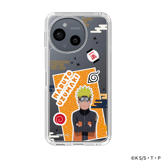 スリムプロテクションケース［ NARUTO -ナルト- 疾風伝 - ステッカー - うずまきナルト ］