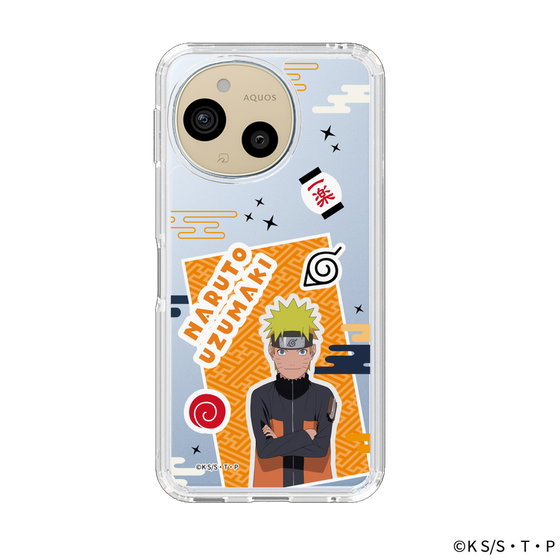 スリムプロテクションケース［ NARUTO -ナルト- 疾風伝 - ステッカー - うずまきナルト ］