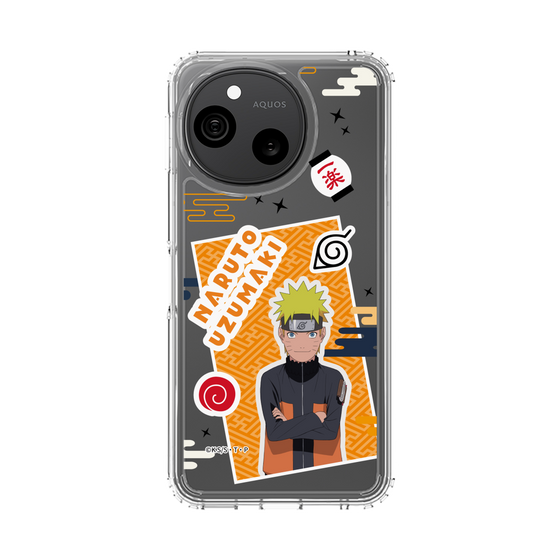スリムプロテクションケース［ NARUTO -ナルト- 疾風伝 - ステッカー - うずまきナルト ］