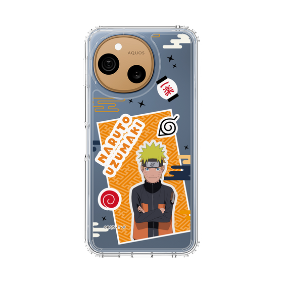 スリムプロテクションケース［ NARUTO -ナルト- 疾風伝 - ステッカー - うずまきナルト ］