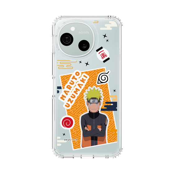 スリムプロテクションケース［ NARUTO -ナルト- 疾風伝 - ステッカー - うずまきナルト ］