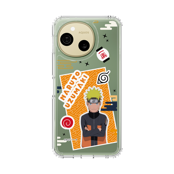 スリムプロテクションケース［ NARUTO -ナルト- 疾風伝 - ステッカー - うずまきナルト ］
