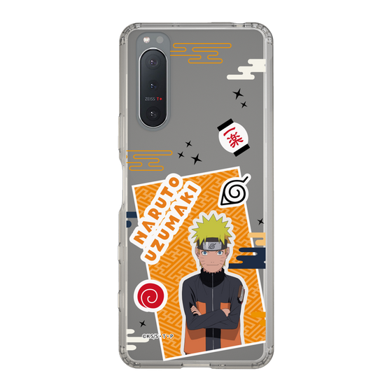 スリムプロテクションケース［ NARUTO -ナルト- 疾風伝 - ステッカー - うずまきナルト ］