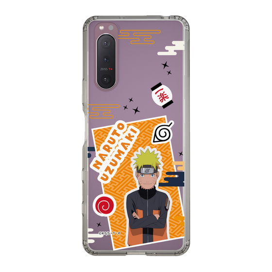 スリムプロテクションケース［ NARUTO -ナルト- 疾風伝 - ステッカー - うずまきナルト ］