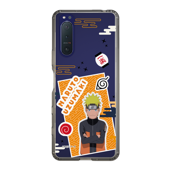 スリムプロテクションケース［ NARUTO -ナルト- 疾風伝 - ステッカー - うずまきナルト ］