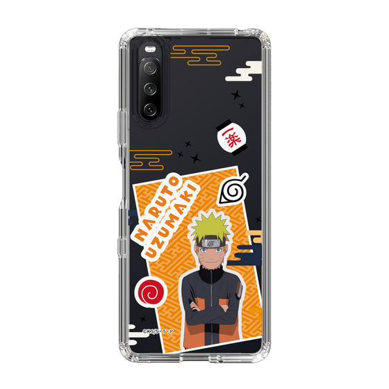 スリムプロテクションケース［ NARUTO -ナルト- 疾風伝 - ステッカー - うずまきナルト ］