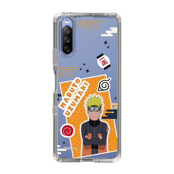 スリムプロテクションケース［ NARUTO -ナルト- 疾風伝 - ステッカー - うずまきナルト ］