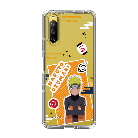 スリムプロテクションケース［ NARUTO -ナルト- 疾風伝 - ステッカー - うずまきナルト ］