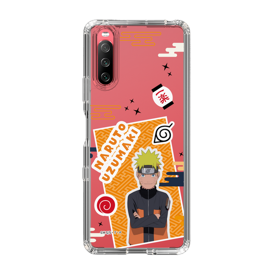 スリムプロテクションケース［ NARUTO -ナルト- 疾風伝 - ステッカー - うずまきナルト ］