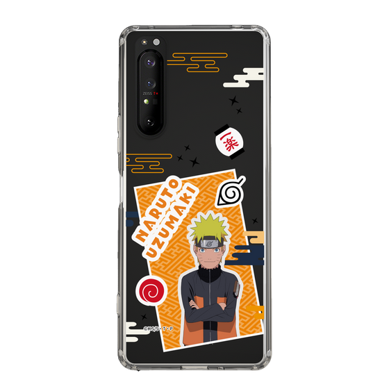 スリムプロテクションケース［ NARUTO -ナルト- 疾風伝 - ステッカー - うずまきナルト ］