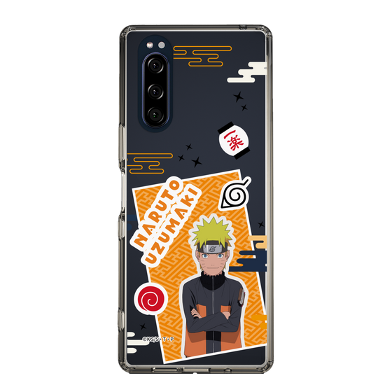 スリムプロテクションケース［ NARUTO -ナルト- 疾風伝 - ステッカー - うずまきナルト ］