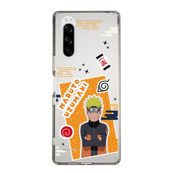 スリムプロテクションケース［ NARUTO -ナルト- 疾風伝 - ステッカー - うずまきナルト ］