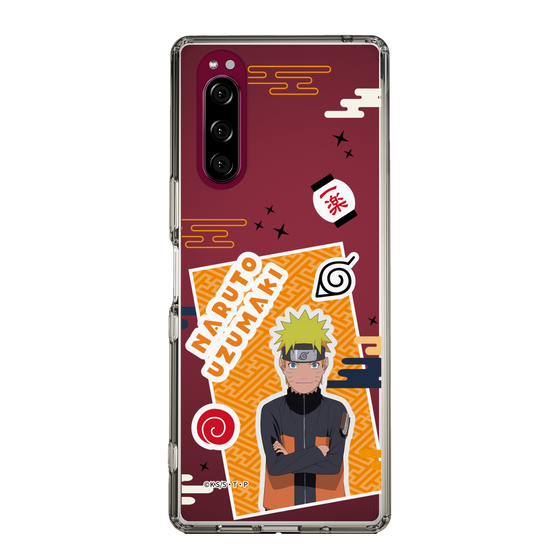 スリムプロテクションケース［ NARUTO -ナルト- 疾風伝 - ステッカー - うずまきナルト ］