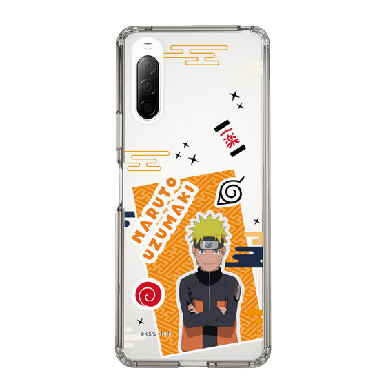 スリムプロテクションケース［ NARUTO -ナルト- 疾風伝 - ステッカー - うずまきナルト ］